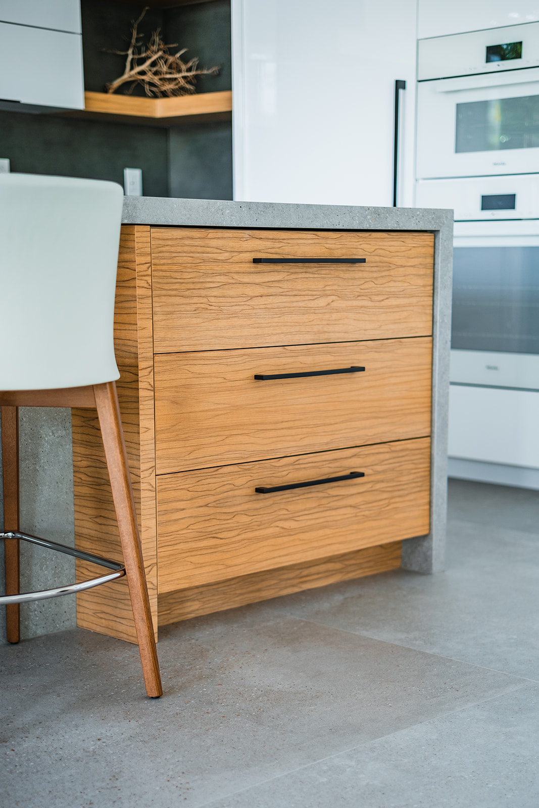 Custom kitchen cabinetry detail